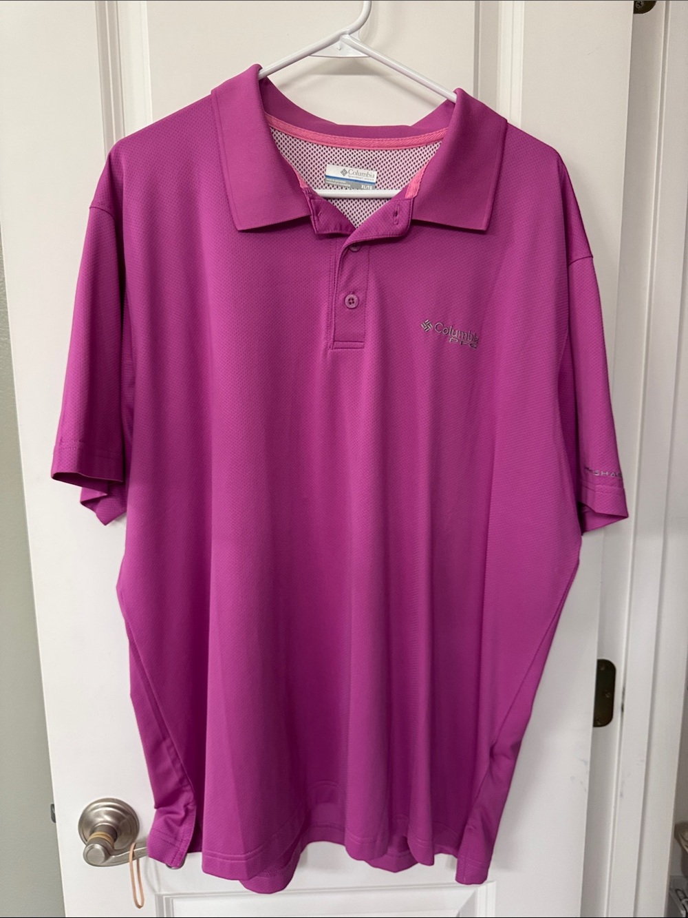 Columbia Men’s Bright Magenta Polo